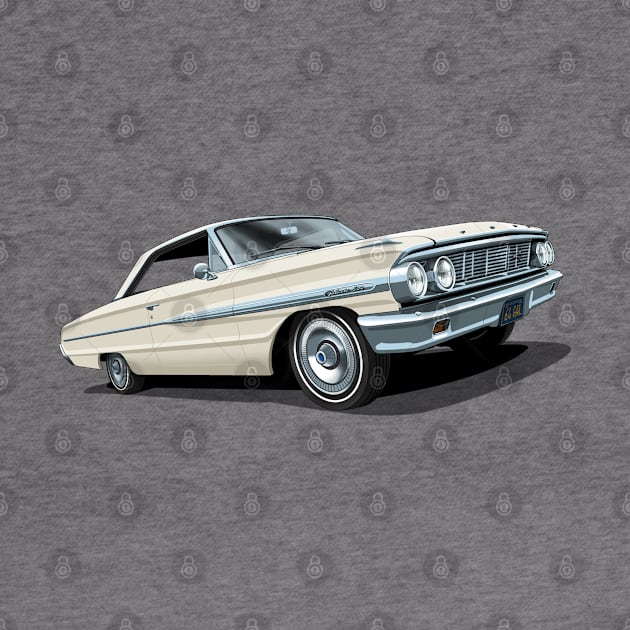 1964 Ford Galaxie 500 in wimbledon white by candcretro